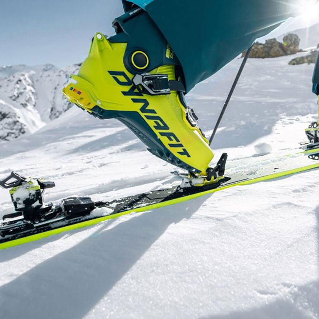 Radical Pro Ski Touring Boots Skistøvler i farven Petrol/Lime Punch nærbillede