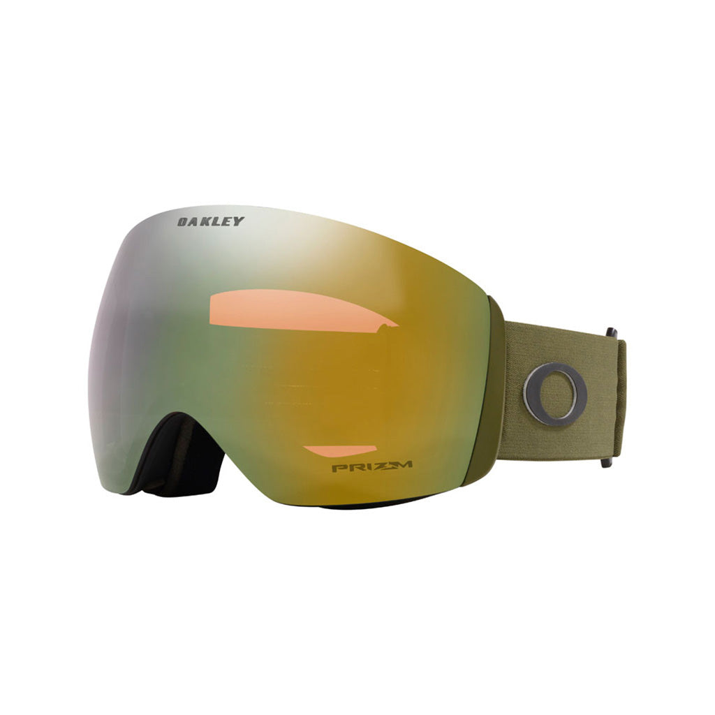 En Skibrille, Flight Deck L i farven Mat New Dark Brush Prizm Sage Gold