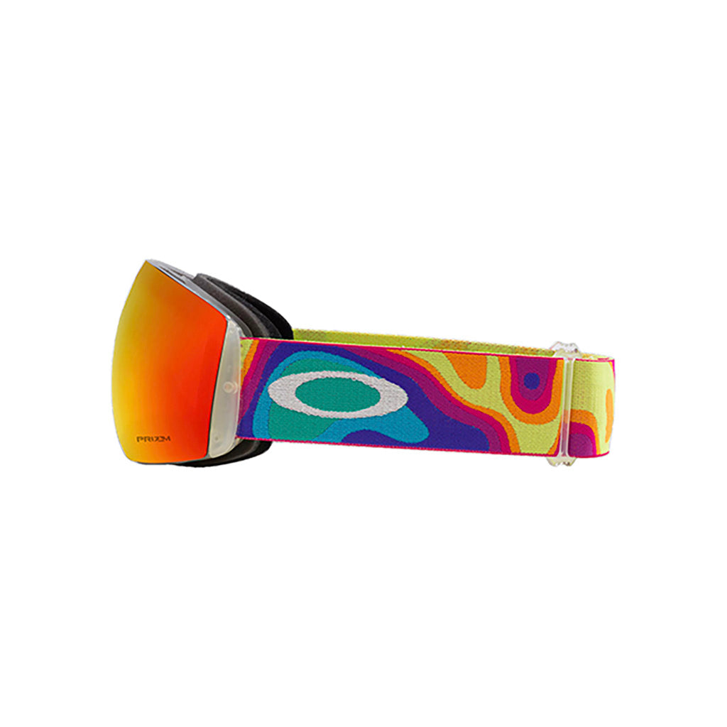 En Skibrille, Flight Deck L i farven Heat Map Prizm Torch set fra venstre side