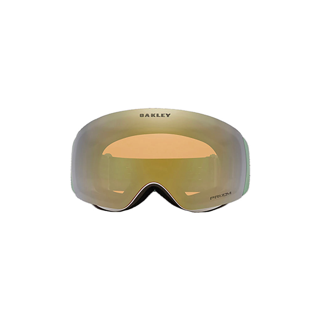 Flight Deck M Skibriller i farven Matte Jade Prizm Sage Gold set forfra