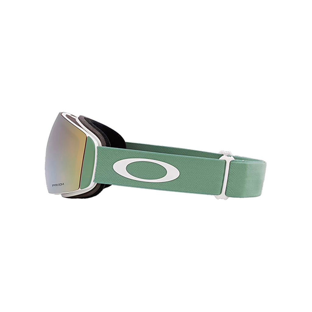 Flight Deck M Skibriller i farven Matte Jade Prizm Sage Gold set fra venstre side