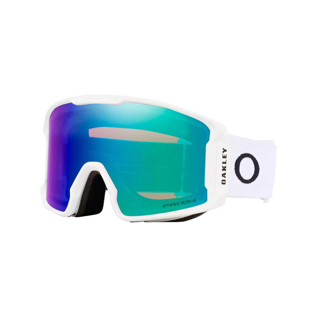 Line Miner L Skibriller i farven Matte hvid Prizm Argon