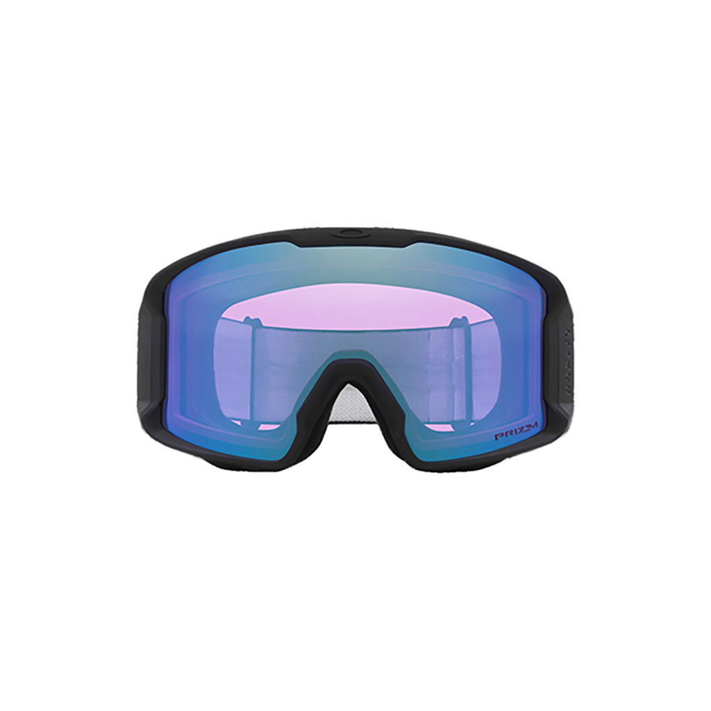 En Skibrille, Line Miner L i farven Matte sort Prizm Ice set forfra