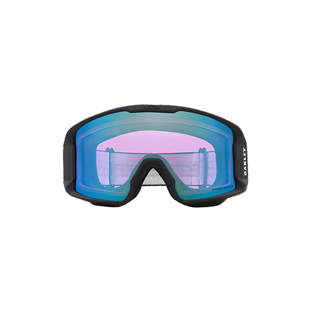 En Skibrille, Line Miner M i farven Matte sort Prizm Ice set forfra