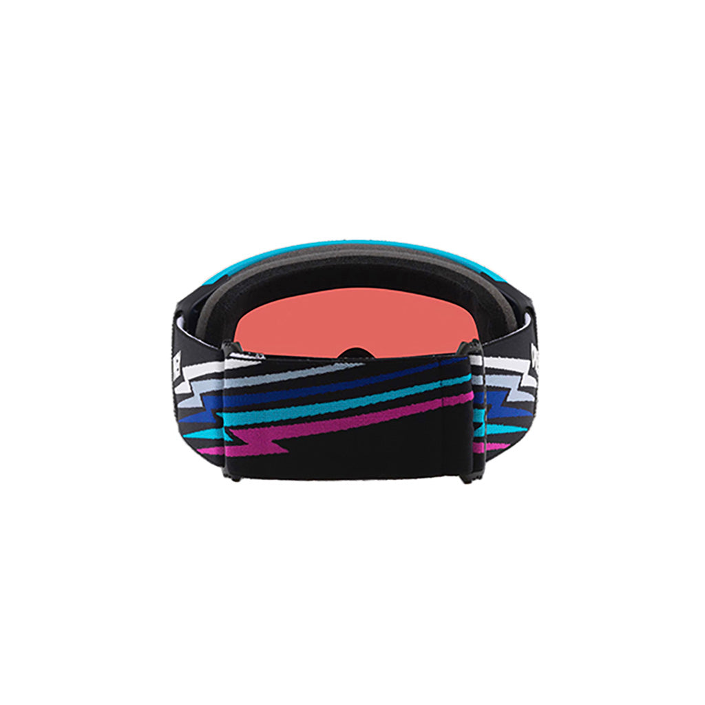 En Skibrille, Flight Tracker L i farven sort Bolt Prizm Sapphire set bagfra