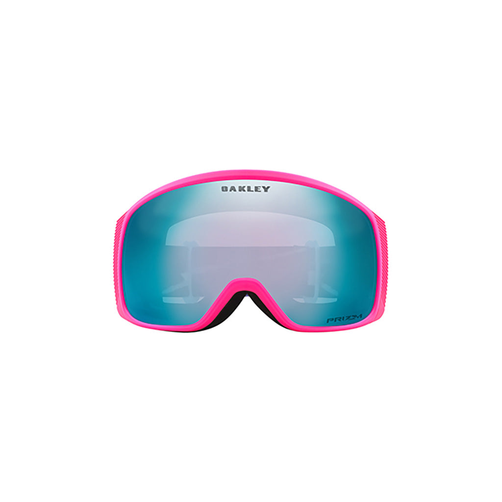 En Skibrille, Flight Tracker M i farven hvid Bolt Prizm Sapphire set forfra