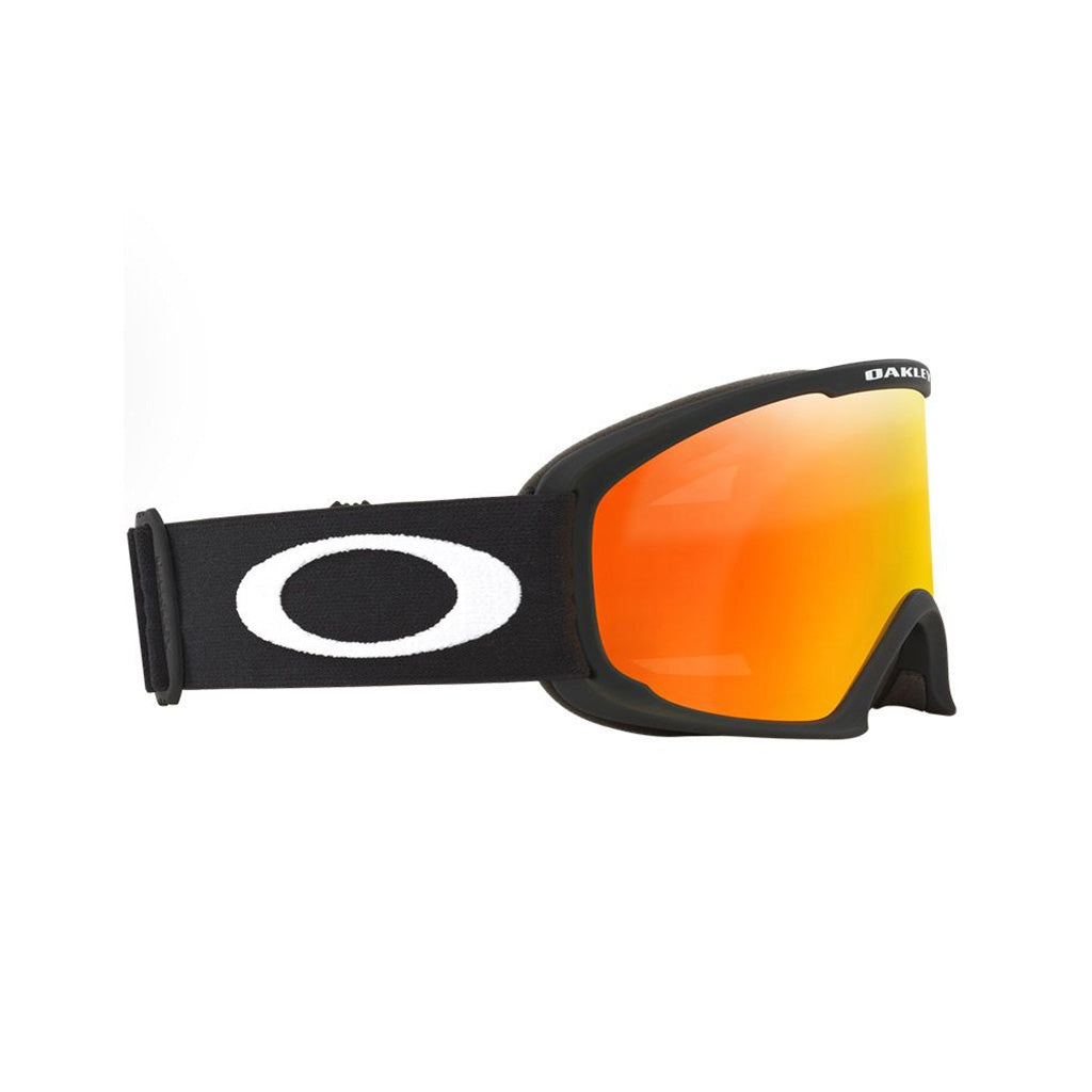 O Frame 2.0 Pro L Skibriller i farven sort Fire Iridium set fra venstre side
