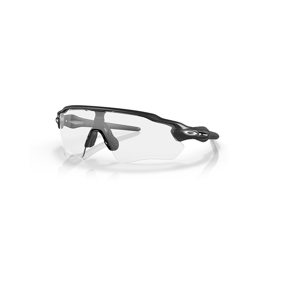 Radar Ev Path Solbriller i farven Steel W/Clear 50% sort Iridium Photochromic