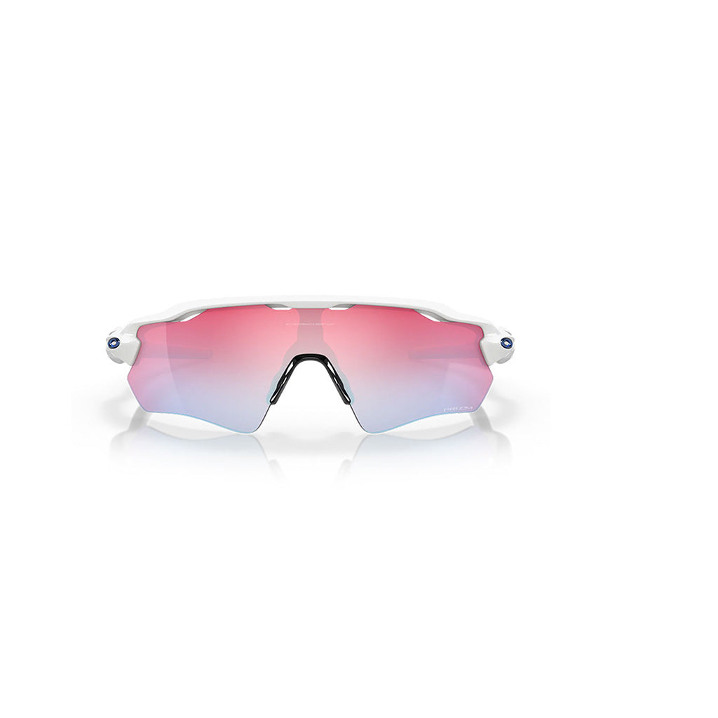 Radar Ev Path Solbriller i farven Polished hvid W/Prizm Snow set forfra