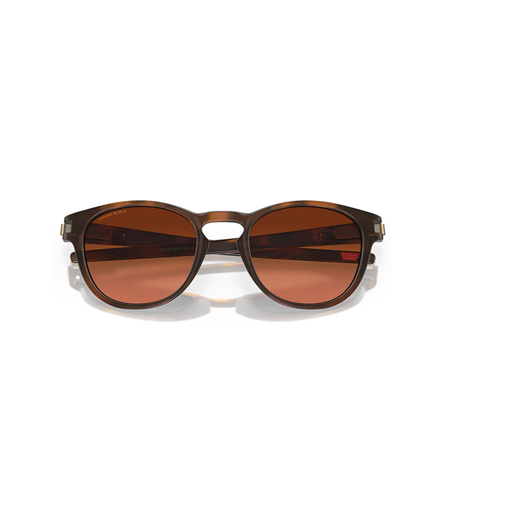 Latch Solbriller i farven Matte brun Tortoise W/Prizm brun Gradient set forfra