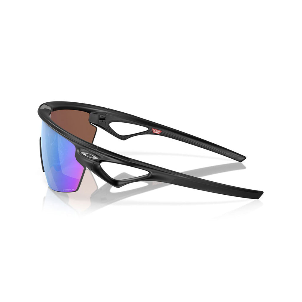 Sphaera Solbriller i farven Matte blak W/ Prizm Dp wtr polarized set fra venstre side