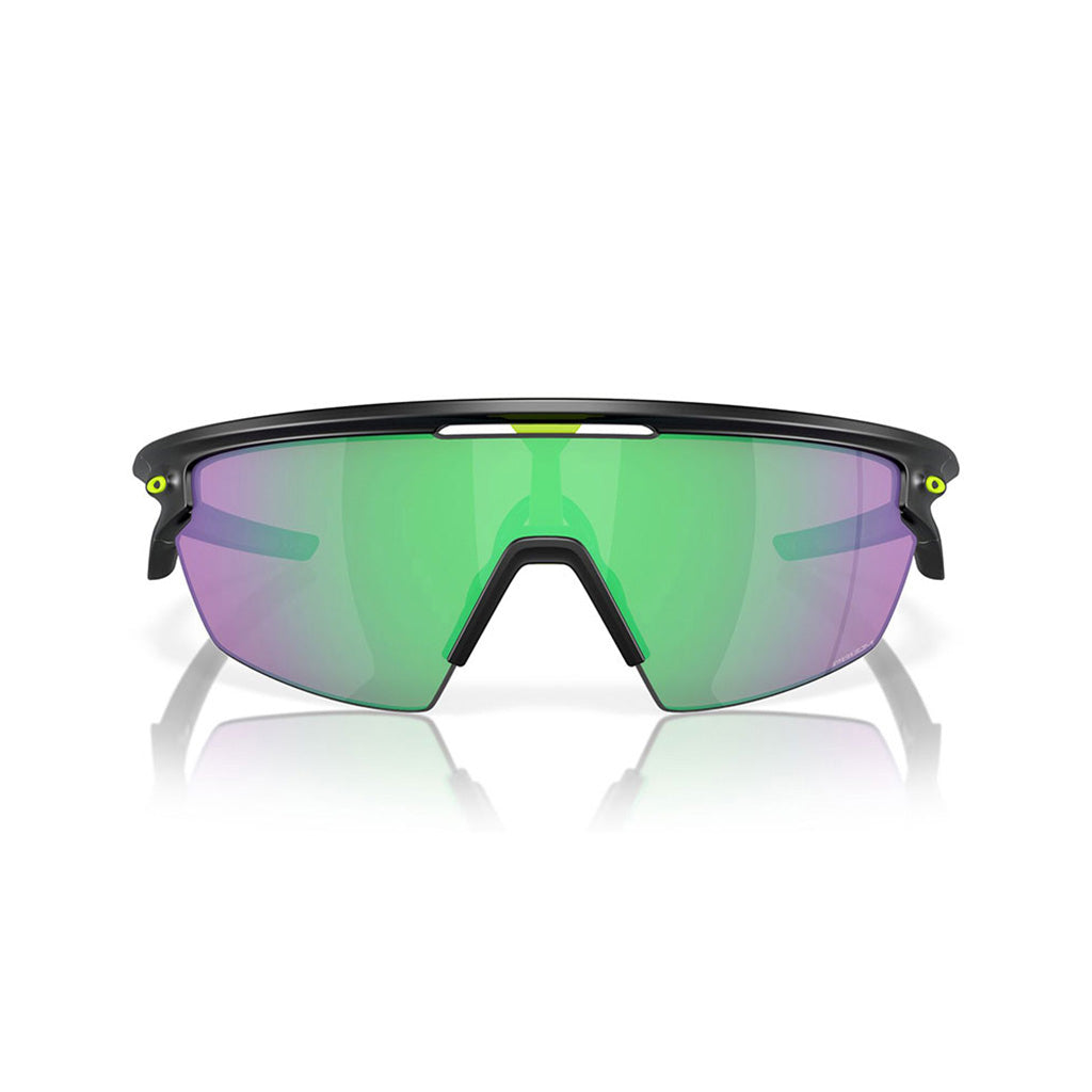 Sphaera Solbriller i farven Matte sort ink W/ Prizm Road Jade set forfra