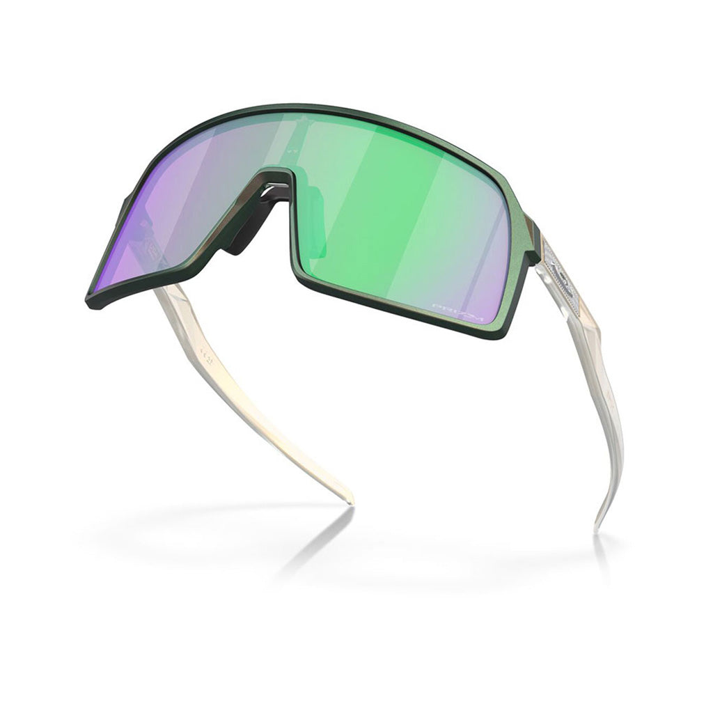 Sutro Solbriller i farven Matte Silver grøn Colorshift set fra siden