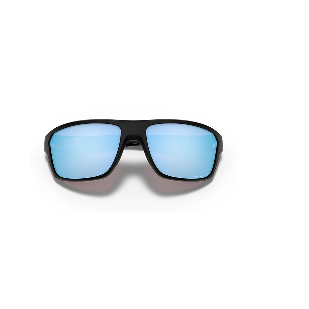 Split Shot Solbriller i farven Matte sort set forfra