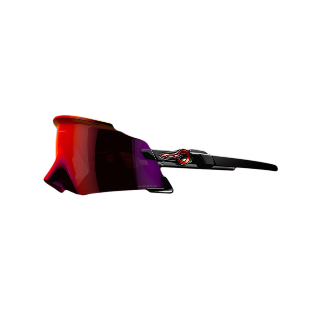 Kato Solbriller i farven Polished sort W/Prizm Road set fra venstre side