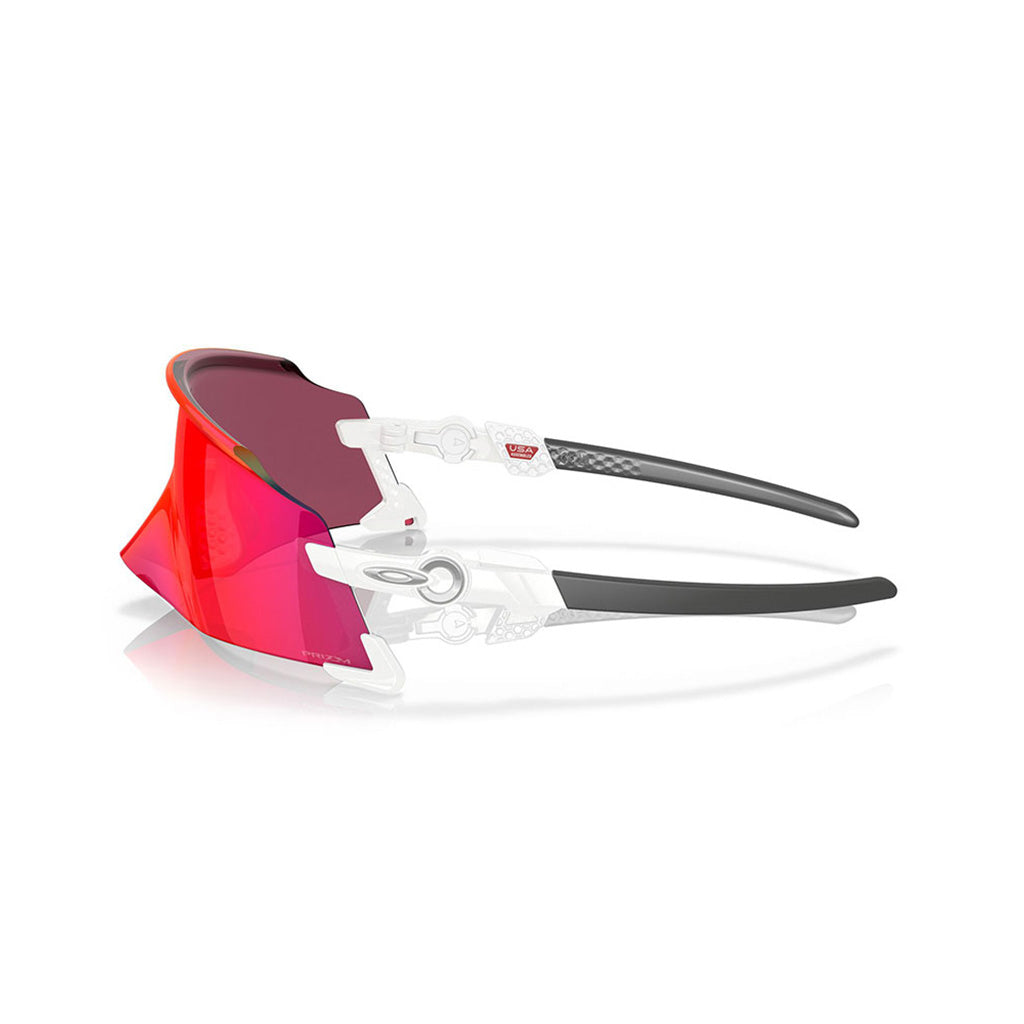 Kato Solbriller i farven hvid W/Prizm Road set fra venstre side