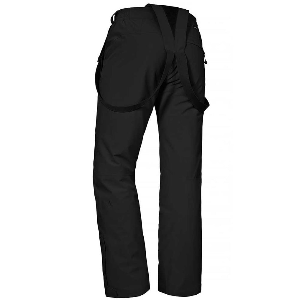 Ski Bern Skibukser i farven sort set bagfra