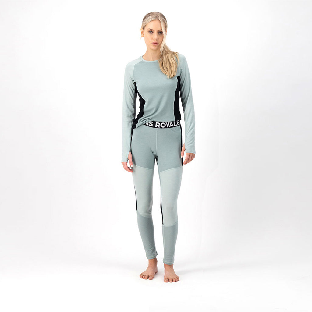 Skiundertøj, Olympus i farven Glacier / Dew / sort set forfra