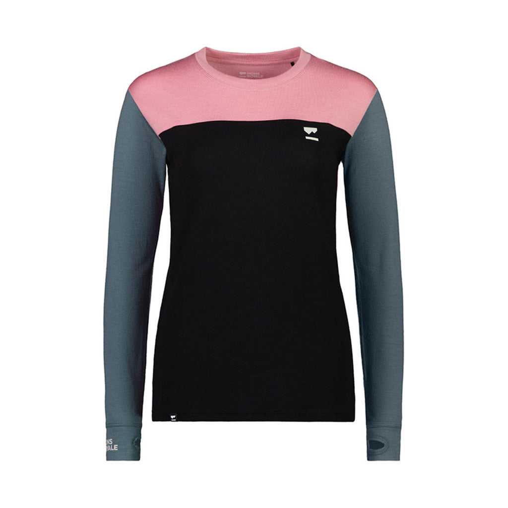 En Langærmet T-shirt, Yotei BF LS i farven Dusty Pink / Burnt Sage