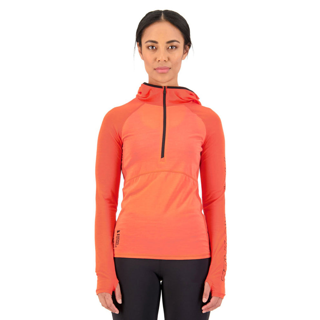 Skiundertøj, Bella Tech Hood High Vis i farven High Vis set forfra