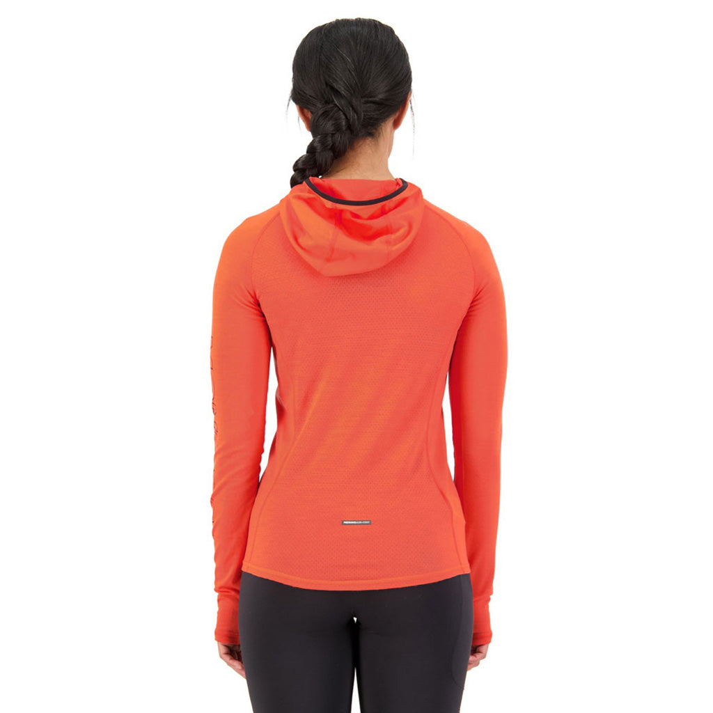 Skiundertøj, Bella Tech Hood High Vis i farven High Vis set bagfra