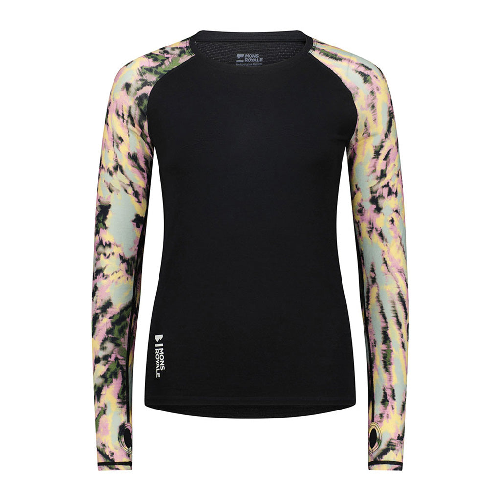 En T-Shirt, Bella Merino Long Sleeve i farven Rad Things / sort