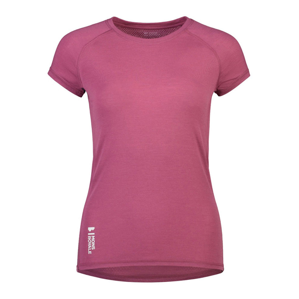 En Skiundertøj, Bella Tech Tee i farven Berry