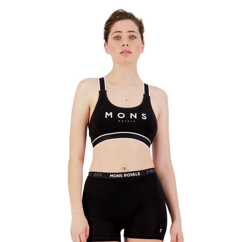 En BH, Stella X-Back Bra i farven sort set forfra