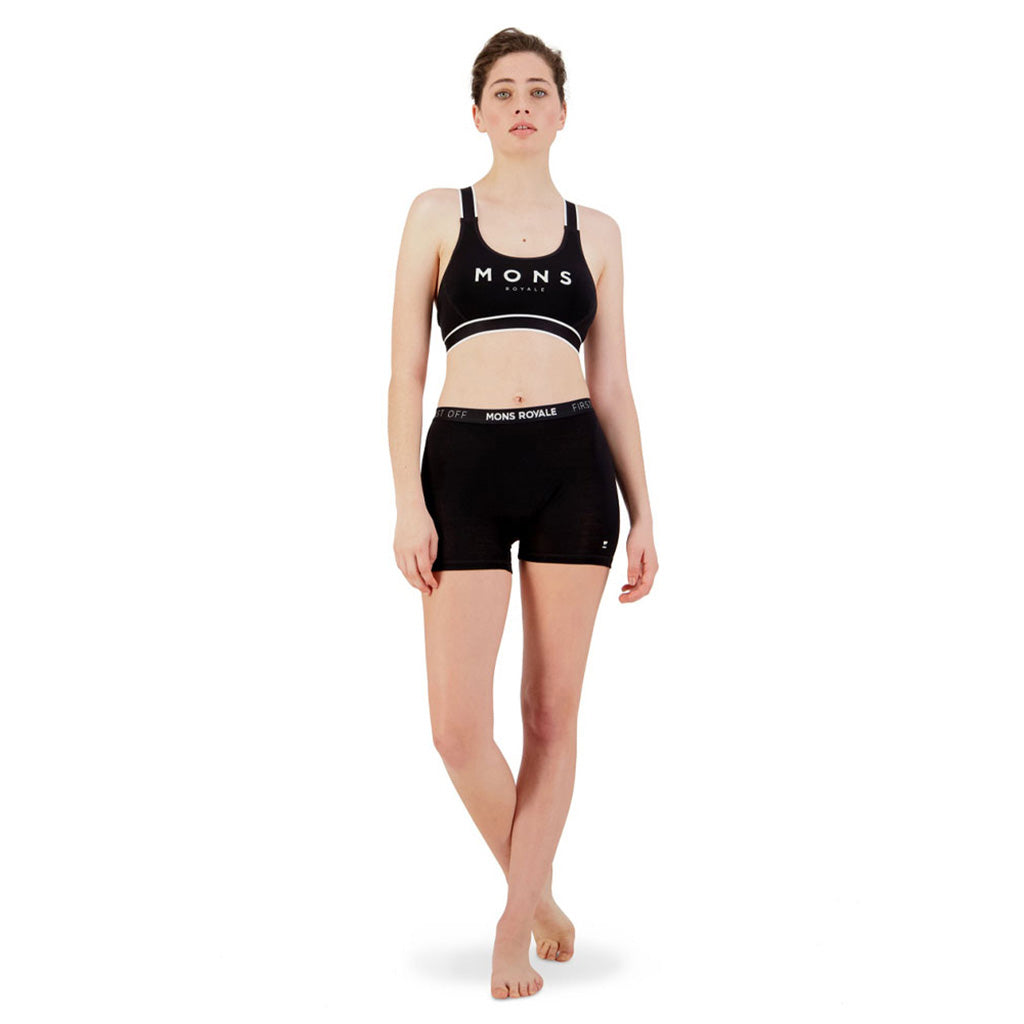 En BH, Stella X-Back Bra i farven sort set forfra