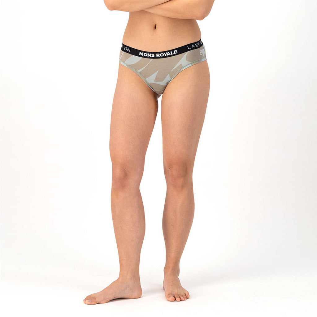 Undertøj, FOLO Brief i farven Signal Lost Glacier set forfra