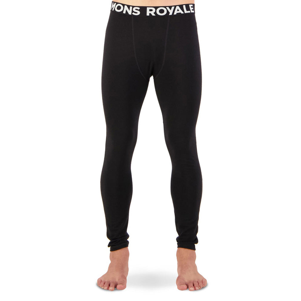 Skiundertøj, Olympus Legging i farven sort / 9 Iron set forfra