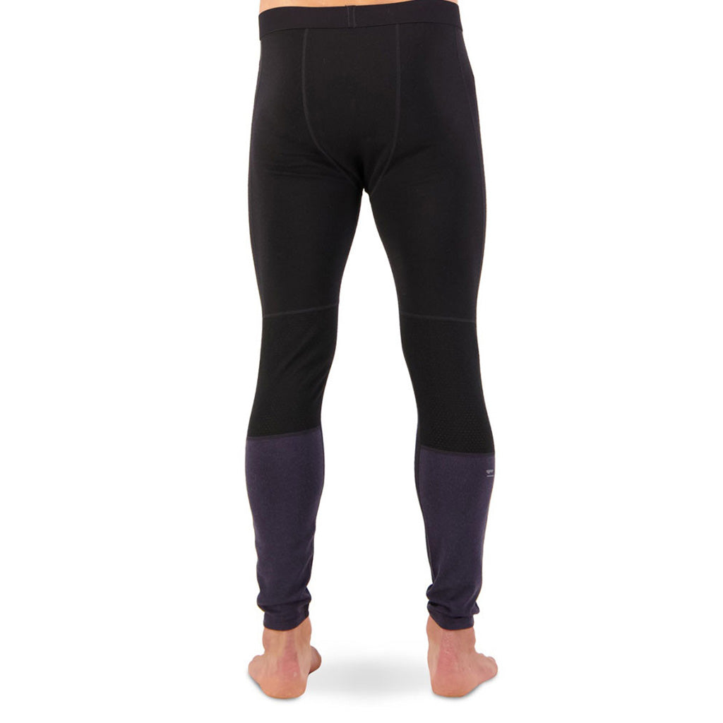 Skiundertøj, Olympus Legging i farven sort / 9 Iron set bagfra