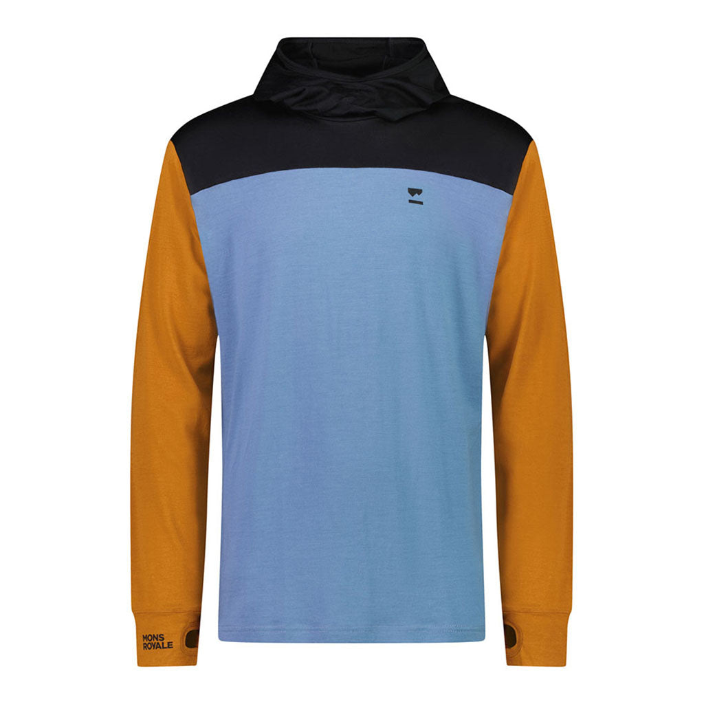 En T-Shirt, Yotei Powder Hood LS i farven Retro Valley