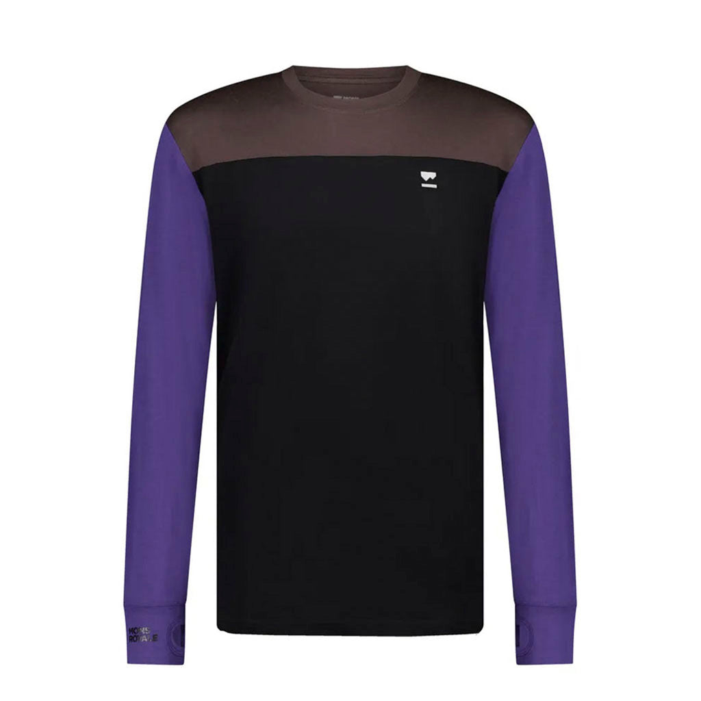 Yotei LS Midlayer i farven Violet / Cedar / sort