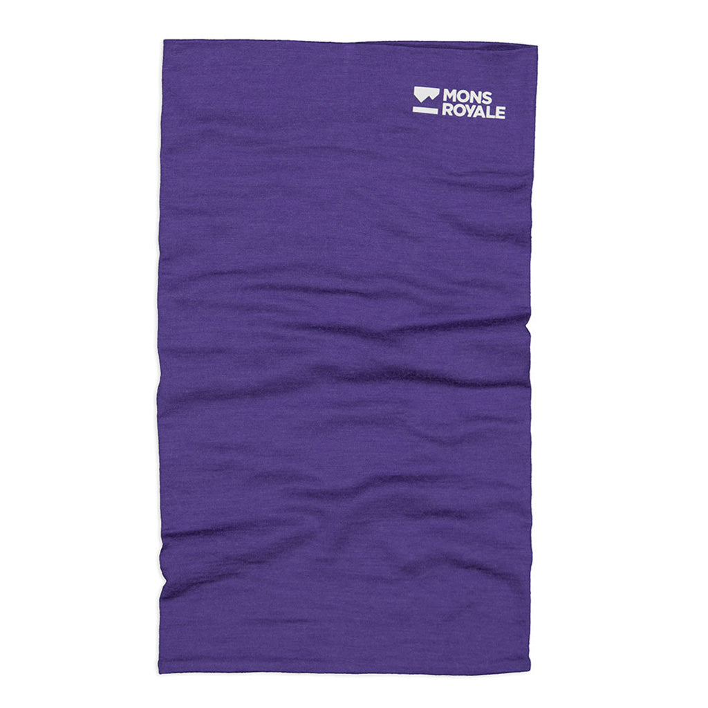 En Halsedisse, Double Up i farven Violet set fladt liggende