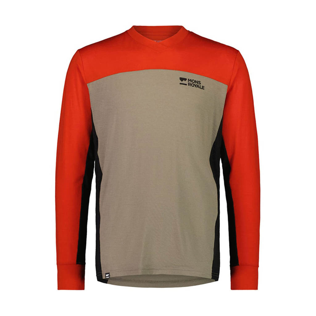 En T-Shirt, rødwood Enduro VLS i farven Retro rød / sort / Walnut