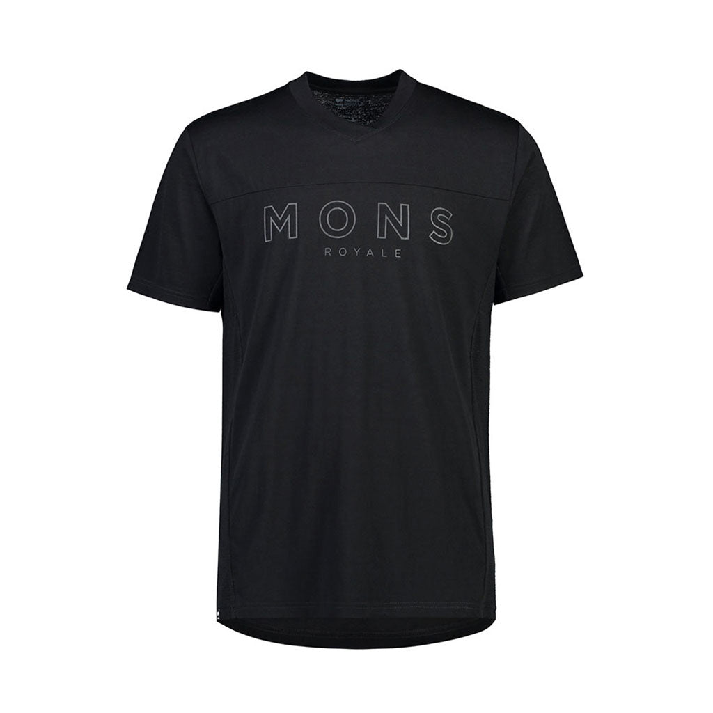 En T-Shirt, rødwood Enduro VT i farven sort