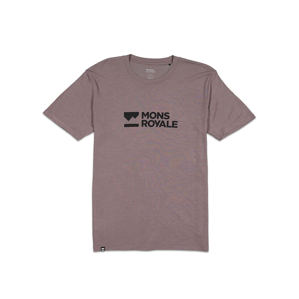 En T-Shirt, Mens Icon Merino Classic i farven Iron