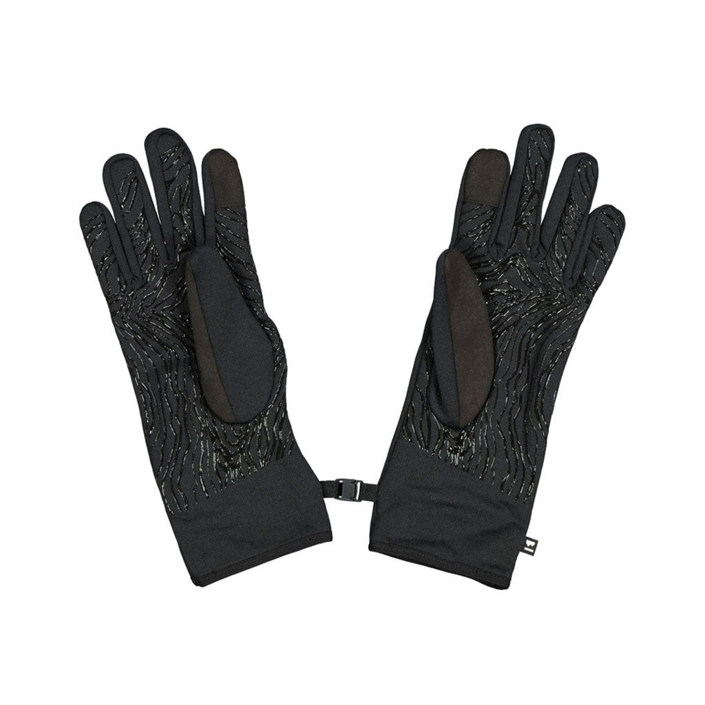 Amp Wool Fleece Handsker i farven sort set oppe fra