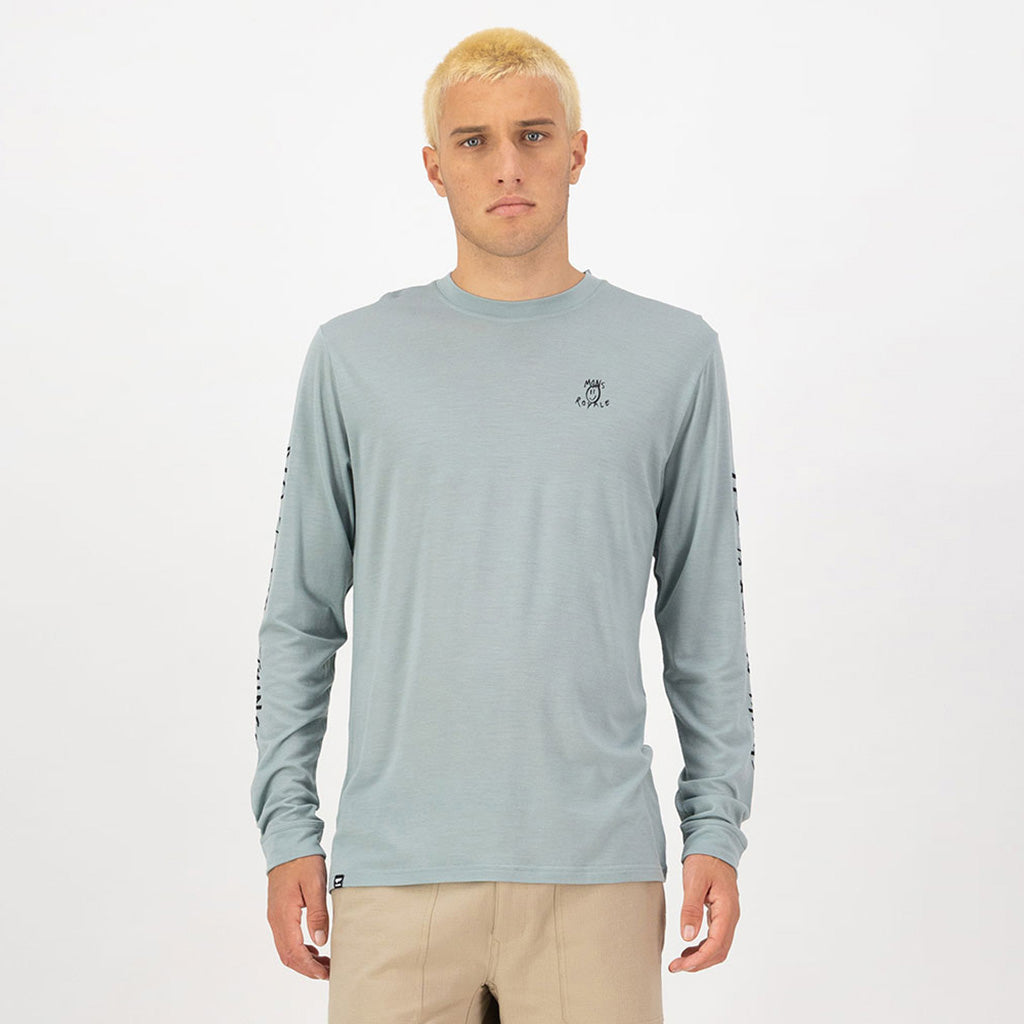 Icon Merino Classic Long Sleeve Midlayer i farven Dew set forfra