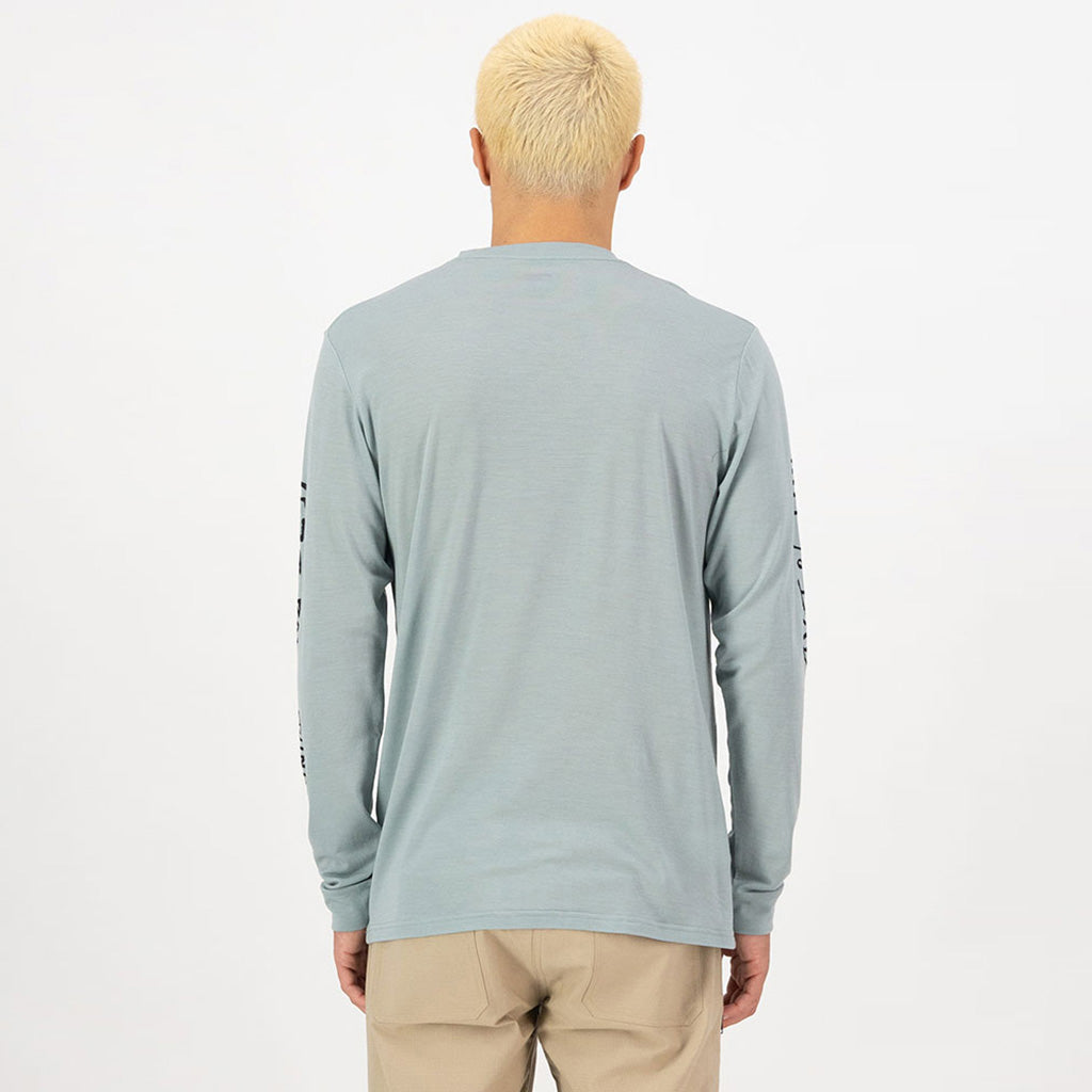 Icon Merino Classic Long Sleeve Midlayer i farven Dew set bagfra