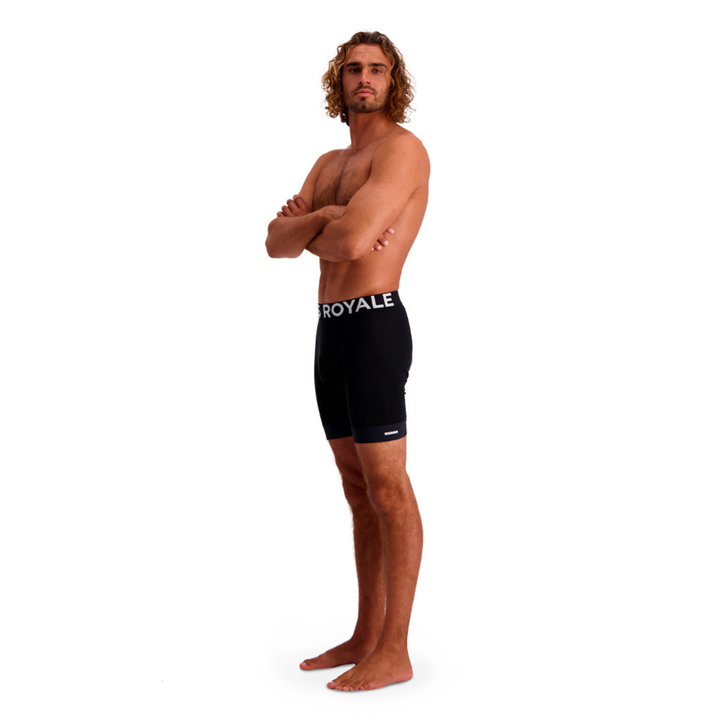Enduro Cykel Base Layer i farven sort set fra venstre side