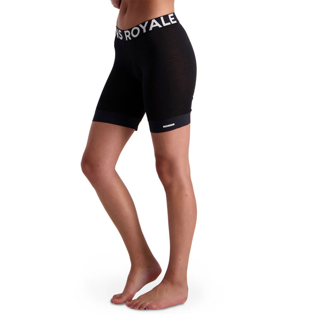 Enduro Bike Short Liner i farven sort set fra siden