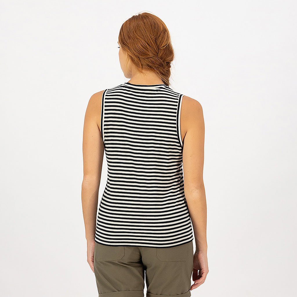 Womens Icon Merino Tank MR Stripe T-Shirt set bagfra
