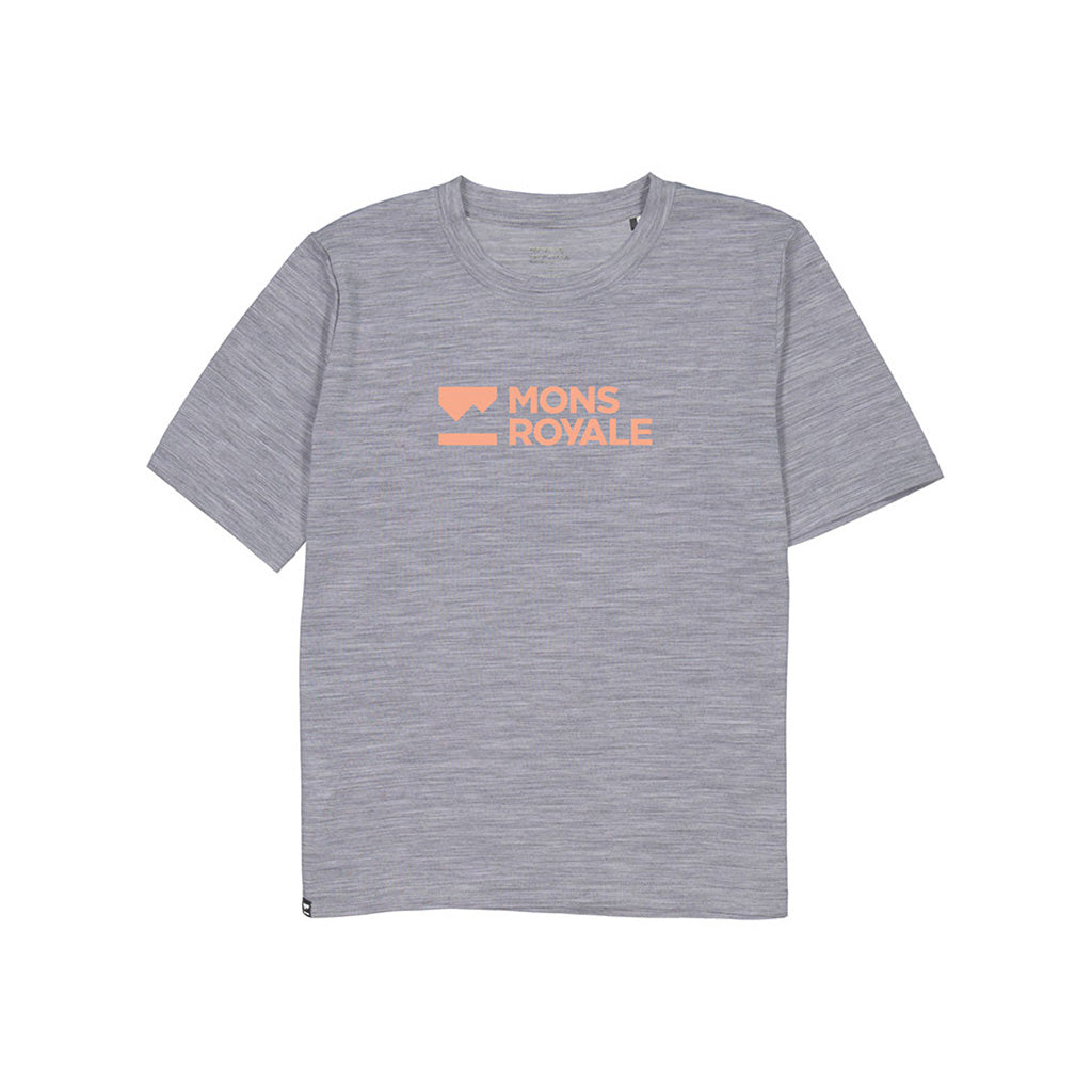 En T-Shirt, Icon Relaxed i farven grå Heather