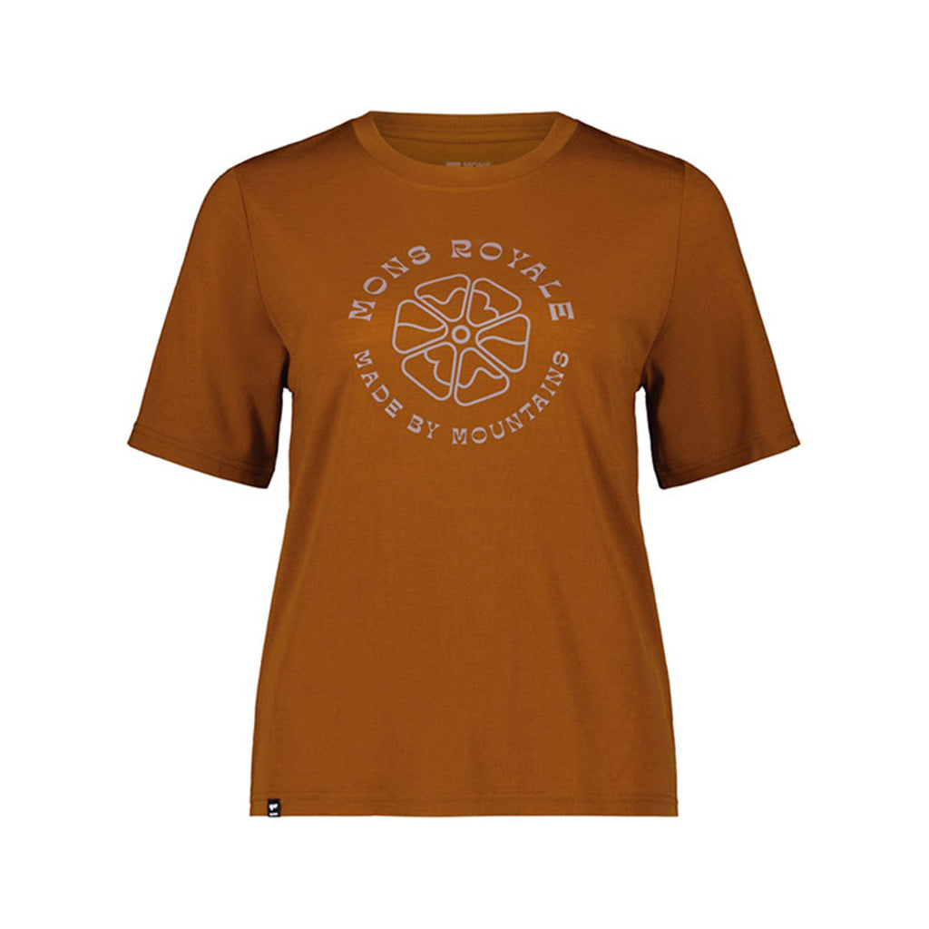 En T-Shirt, Icon Relaxed i farven Copper