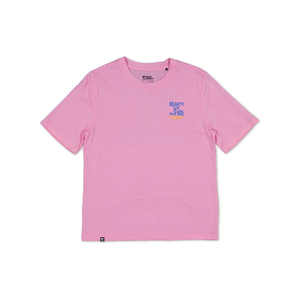En Langærmet T-shirt, Icon Relaxed i farven Pop Pink