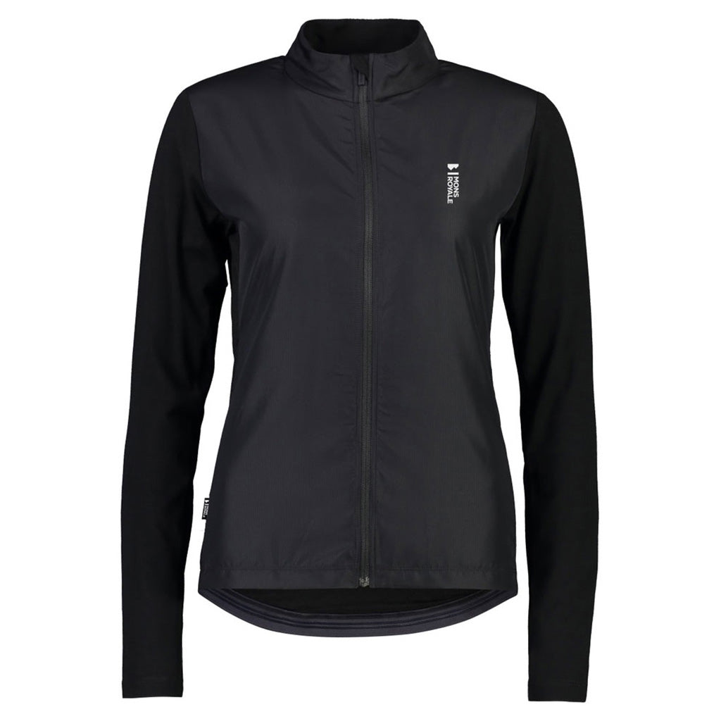 En Skiundertøj, rødwood Wind i farven sort