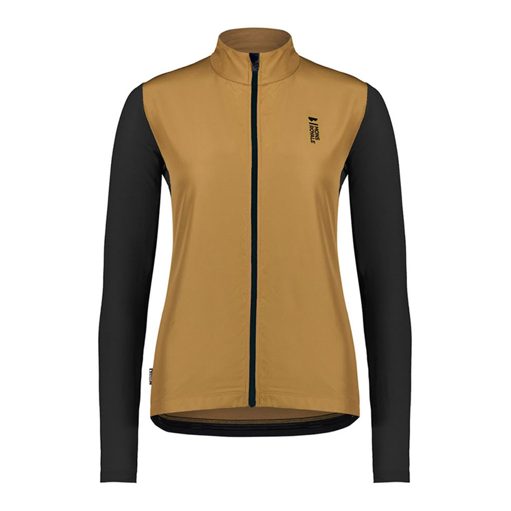 En Langærmet T-shirt, rødwood Wind Jersey i farven Toffee