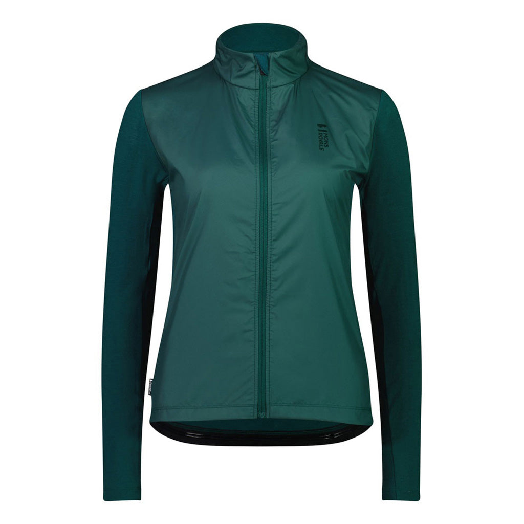 En MTB Jakke, rødwood Wind i farven Evergrøn